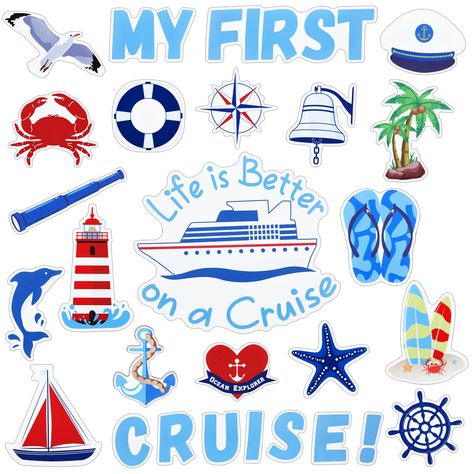 PRICES MAY VARY. Meet Your Carnival Cruise Party Decoration Needs: this package comes with 27 pieces of nautical cruise magnets in different styles and bright colors, the quantity is sufficient to meet your carnival cruise party decoration needs Portable and Lightweight: the cruise door magnets are designed with appropriate sizes, portable and lightweight, you can stick them on the magnetic cruise door without taking up too much space Novel and Elegant Design: the magnets for cruise door are des Cruise Door Magnets, Abc Islands, Cruise Door Decorations, Cruise Magnets, Cabin Door, Cruise Scrapbook, Travel Scrapbook Pages, Cruise Party, Door Fridge