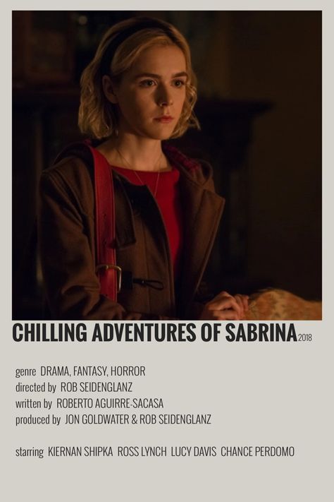 Sabrina Movie Poster, Sabrina Movie, The Chilling Adventures Of Sabrina, Poster Polaroid, Chilling Adventures Of Sabrina, Iconic Movie Posters, Series Poster, Sabrina Spellman, Film Posters Vintage