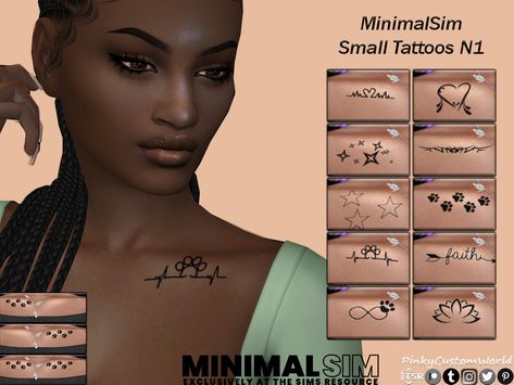 Sims 4 Chest Tattoo, Ts4 Tattoos, Chest Tattoo Girl, Artist Career, Sims 4 Tattoos, Small Chest Tattoos, Sims 4 Traits, Chest Tattoos, 4 Tattoo