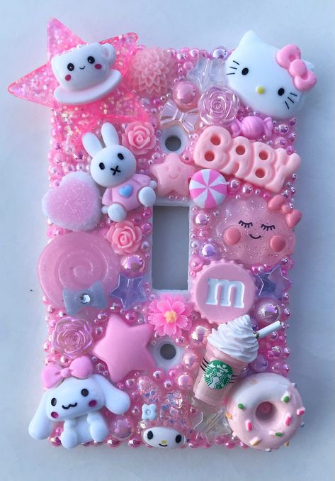 Aries Zodiac Facts, Pink Kitty, Spa Decor, Room Stuff, Pastel Pink Aesthetic, Light Switch Plate, Aesthetic Pastel, Light Switch Plate Cover, Light Switch Cover