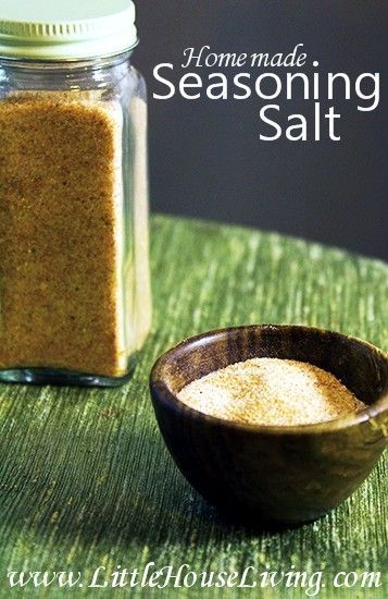 Seasoning Salt Recipe. Make your own at home! Skip the chemicals and preservatives (and MSG!) of the store version with this recipe. Pantry Mixes, Seasoning Salt Recipe, Season Salt, Homemade Seasoning Salt, Homemade Seasoning, Homemade Ideas, Homemade Pantry, Homemade Mixes, Whats In Season