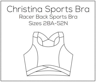 Pattern Review: Porcelynne Christina Sports Bra Sports Bra Sewing Pattern, Bra Sewing Pattern, Sports Bra Pattern, Bra Sewing, Most Comfortable Bra, Sewing Tops, Plus Size Patterns, Plus Size Sports Bras, Lounge Bra