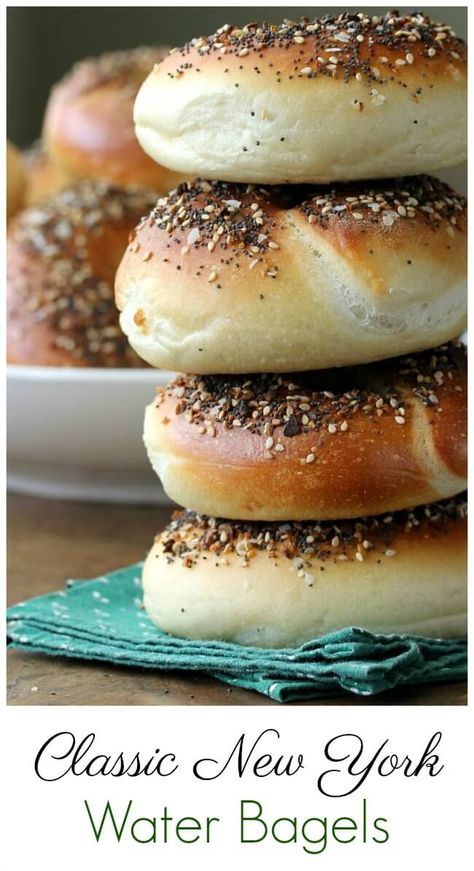 Filet Mignon Chorizo, How To Make Bagels, Everything Bagels, Pretzel Bread, New York Bagel, Best Bagels, Breakfast Bagel, Homemade Bagels, Bagel Recipe