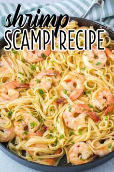 Shrimp Scampi Easy, Shrimp Recipes Pasta, Best Shrimp Scampi Recipe, Garlic Shrimp Scampi, Shrimp Pasta Recipes Easy, Easy Shrimp Recipes, Shrimp Scampi Pasta, Easy Shrimp Scampi, Scampi Pasta