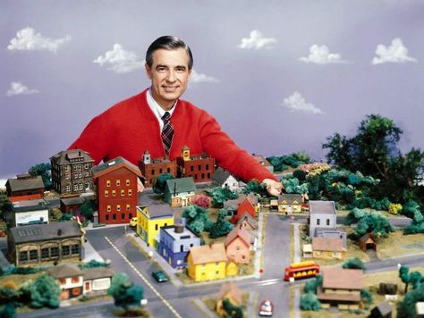 Mister Rogers Neighborhood, Mister Rogers, Fred Rogers, Model Town, Mr Rogers, Pbs Kids, Tom Hanks, Still Love You, Crown Jewels