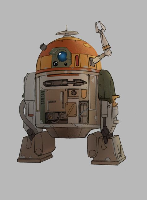 Chopper concept art Droid Concept Art, Star Wars Droids Concept Art, Funny Star Wars Memes, Ralph Mcquarrie, Sf Art, Star Wars Characters Pictures, Star Wars Droids, Star Wars Concept Art, Star Wars Rpg