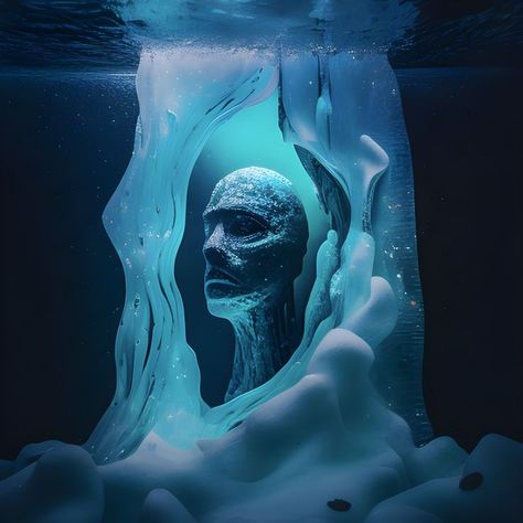 unknown alien species frozen in glacial ice block, extraterrestrial creature encased in ice, frozen alien specimen in glacial ice, ice-locked extraterrestrial life form, frozen alien organism in a block of ice, glacial ice containing an unknown alien species, mysterious frozen alien creature, ice-preserved extraterrestrial being, alien life form in a frozen state, frozen extraterrestrial specimen in a block of ice, enigmatic extraterrestrial entity trapped in glacial ice Ice Alien, Extraterrestrial Life, Alien Life Forms, Alien Species, Alien Life, Ice Block, Ice Blocks, Alien Creatures, Life Form