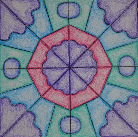 radial symmetric MDN - Adro Brescia Radical Symmetry Art, Radial Balance Art Design, Radial Balance Drawing, Radial Balance Art, Radial Design Art, Radial Symmetry Art, Radiating Pattern, Radial Balance, Symmetrical Balance