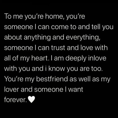 Trust Yourself Quotes, My Everything Quotes, Words For Best Friend, I Love You Deeply, About You Quotes, I Want You Forever, Best Friend And Lover, Long Love Quotes, Youre Everything To Me