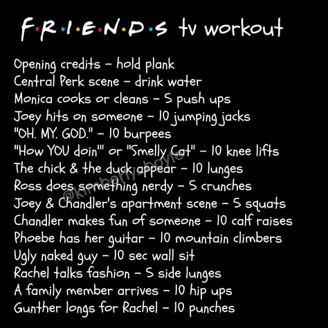 FRIENDS tv workout