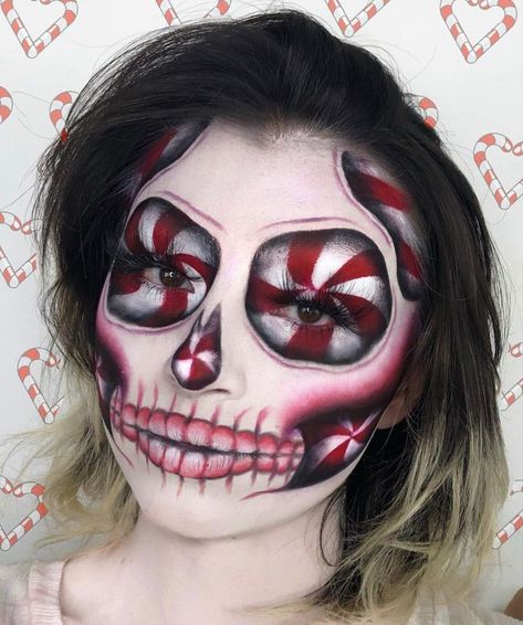 Winter Sfx Makeup, Scary Christmas Makeup, Prison Makeup, Evil Christmas, Haunt Makeup, Haunted House Makeup, Sfx Ideas, Spooky Makeup, College Makeup