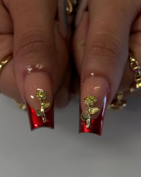 🥀❤️‍🔥 the elevation in nails >>> | Instagram Short Nail Inspo Classy, Short Acrylic Nails Red, Red Classy Nails, Nail Inspo Classy, Hispanic Nails, Sqaure Nails, Cut Dog Nails, Nail Aesthetics, Disneyland Nails