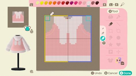 Design Grid, Town Ideas, Bunny Hoodie, Acnh Design, Acnh Designs, Animal Crossing Qr Codes Clothes, Animal Crossing Wild World, Qr Codes Animal Crossing, Animal Crossing Villagers