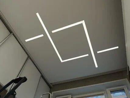 Profile Lights In Ceiling Design, Paper Room Decor, Simple False Ceiling Design, Profile Light, Simple Ceiling Design, Pvc Ceiling Design, New Ceiling Design, Interior Ceiling Design, Classroom Wall Decor