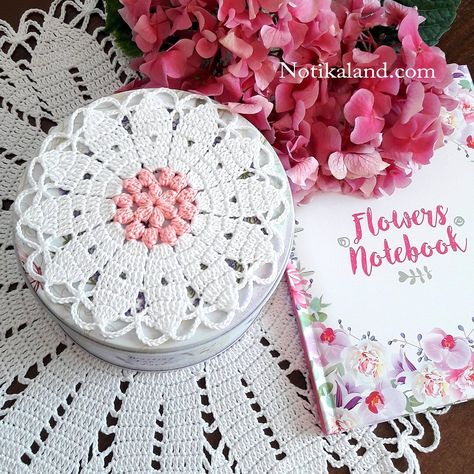 Notikaland - Crochet Doily Flower Notikaland Crochet, Knitting Tutorials, Crochet Collection, Crochet And Knitting, Crochet Stitches Video, Crochet Youtube, Crochet Doily Patterns, Crochet Doily, Doily Patterns