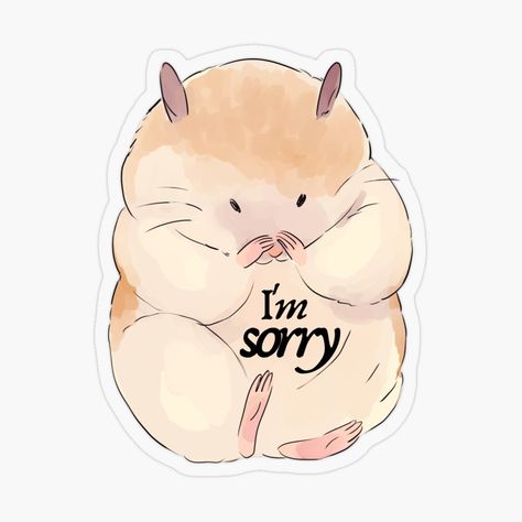 Sorry Sticker, Im Sorry, Forgive Me, I'm Sorry, Teddy Bear, For Sale, Animals, Quick Saves