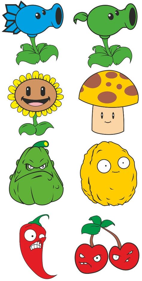 http://articulo.mercadolibre.com.mx/MLM-559831755-calcomanias-plantas-vs-zombies-_JM Plants Vs Zombies Printables, Plants And Zombies Party Ideas, Topper Plantas Vs Zombies, Plant Vs Zombies Party Ideas, Plants Vs Zombies Personajes, Zombie Vs Plants, Plants Vs Zombies Characters, Plants Vs Zombies Drawing, Plantas Vs Zombies 2