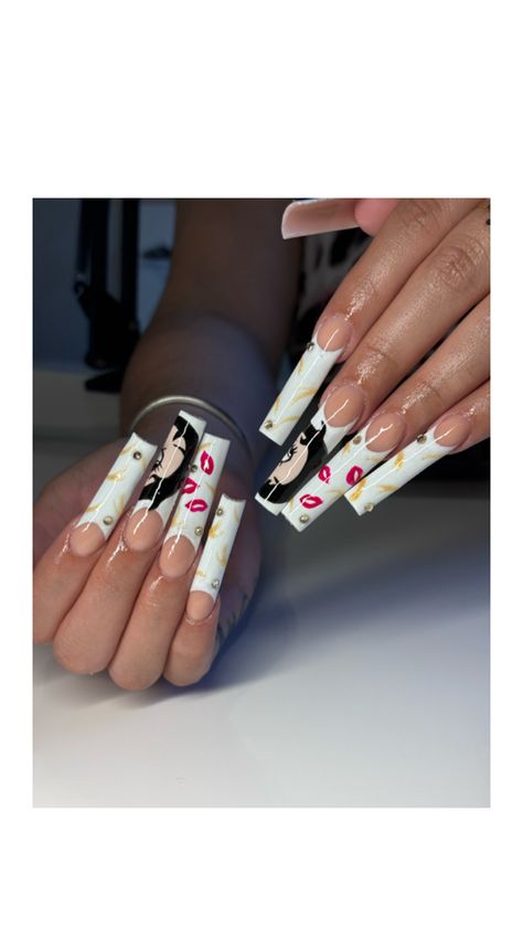 Betty Boop Nails, Betty Boop, Nail Inspo, Nails