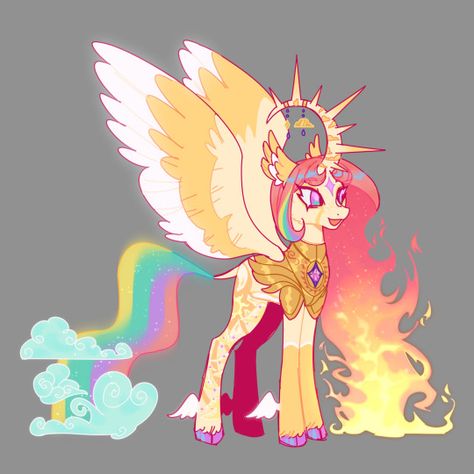 Celestia Redesign, My Lil Pony, Mlp Fan Art, My Princess, My Little Pony Comic, Princess Celestia, My Little Pony Characters, My Little Pony Drawing, One Chance