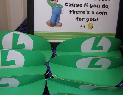 Luigi / Birthday "It's me.... Luigi!" | Catch My Party Luigis Mansion Birthday Party, Luigi Birthday Party, Luigi Birthday, Paty Ideas, Super Mario Brothers Birthday, Mario Brothers Birthday Party, Mansion Party, Nintendo Party, Mario Theme