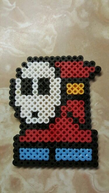 Shy guy Shy Guy Perler Beads, Godzilla Party, Craft Toys, Easy Perler Bead Patterns, Pearl Beads Pattern, Perler Ideas, Beads Pattern, Shy Guy, Beads Design