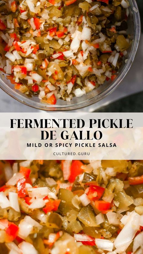 Pickle Salsa, Light Summer Recipes, Quick Protein Snacks, Football Party Snacks, Spicy Pickle, Best Salsa, Quick Protein, Spicy Pickles, Fermented Pickles