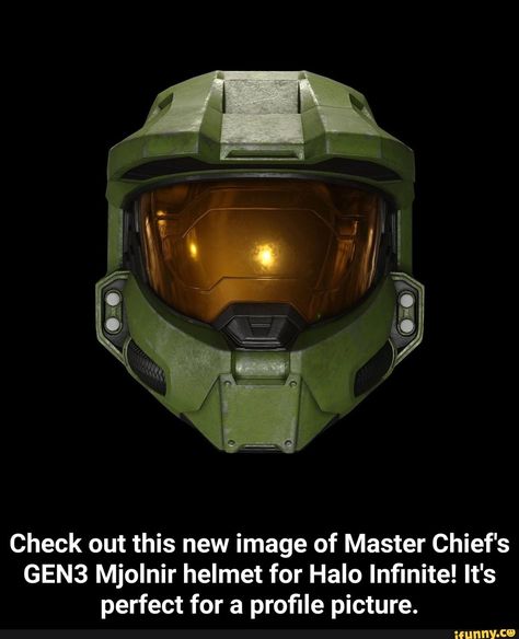 Found on iFunny Halo Master Chief Helmet, Halo Cosplay, Picture Profile, Halo Master Chief, Halo Armor, Halo Game, Halo Infinite, A Profile Picture, Halo Reach