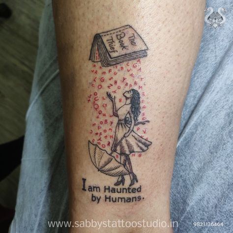 The Book Thief Tattoo, Book Thief Tattoo, Thief Tattoo, Tattoos Minimal, Castle Tattoo, Bookish Tattoos, Book Thief, Markus Zusak, Bone Tattoos