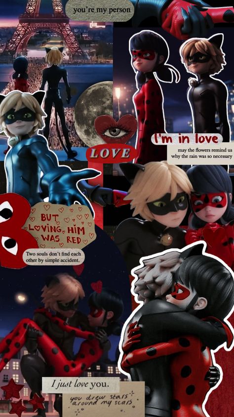 Ladynoir Wallpaper, Mlb Aesthetic, Catnoir And Ladybug, Tikki Y Plagg, Mlb Wallpaper, Disney Princess Artwork, Ladybug Wallpaper, Miraculous Wallpaper, Miraculous Ladybug Oc