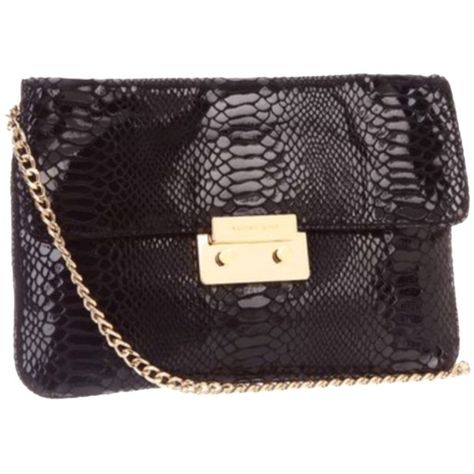 Pre-owned Michael Kors Python Leather Snakeskin Black Clutch ($157) ❤ liked on Polyvore featuring bags, handbags, clutches, black, michael kors purses, evening purses, leather purses, evening clutches and party purses Python Bags, Michael Kors Clutch, Cheap Michael Kors, Replica Designer Handbags, Burberry Handbags, Burberry Women, Prada Handbags, Handbags Michael Kors, Black Cross Body Bag