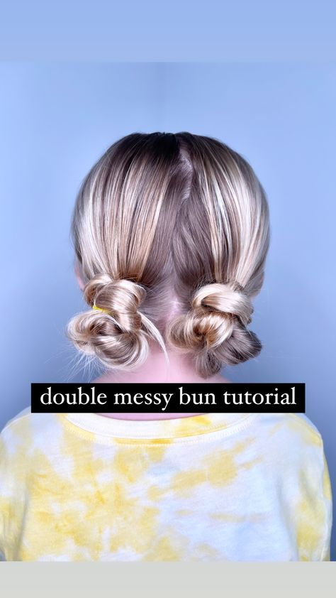 Easy Buns for Long Hair - Here are simple hair tutorials for long hair. These bun hairstyles are great for everyday style. Hair Buns For Long Hair, Long Hair Bun Tutorial, Easy Buns For Long Hair, Easy Hair Buns, Buns For Long Hair, Easy Buns, Hair For Beginners, Two Buns Hairstyle, Cute Bun Hairstyles