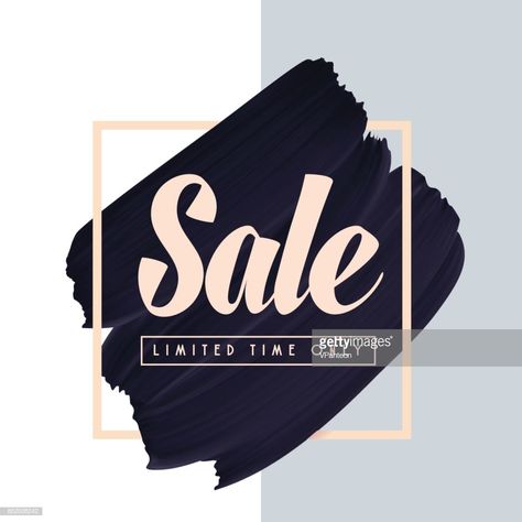 Vector Art : Sale text on black paint brush smear vector background. Banner Design Inspiration, Craft Logo, Creative Logo Design, Black Inspiration, Cloud Wallpaper, Image Ideas, Black Image, Sale Banner, Best Logo Design