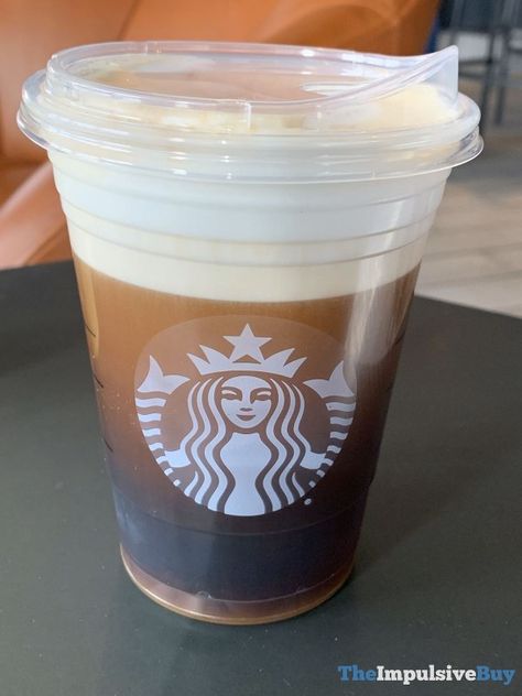 What is the Starbucks Nitro Cold Brew with Salted Honey Cold Foam? Starbucks has released yet another cold brew beverage with Cold Foam. This time, it’s a Nitro Cold Brew with Salted Honey Cold Foam. Also on top is a toasted honey topping. For those of you unfamiliar with nitro, it means the cold brew […] The post REVIEW: Starbucks Nitro Cold Brew with Salted Honey Cold Foam appeared first on The Impulsive Buy. Starbucks Nitro Cold Brew, Midwives Brew, Starbucks Sweet Cream, Low Calorie Starbucks Drinks, Nitro Coffee, Nitro Cold Brew, Starbucks Secret Menu Drinks, Starbucks Coffee Drinks, Cold Foam