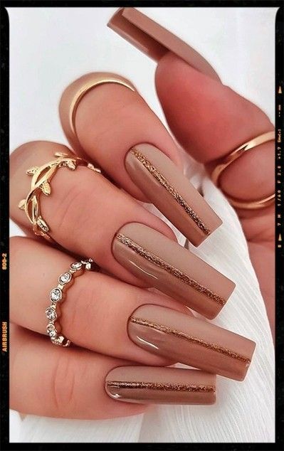 November Nails Fall, November Nail Designs, November Nails, Fall Gel Nails, Nails 2022, Colorful Nail Designs, Fall Nail Colors, Autumn Nails, Fabulous Nails