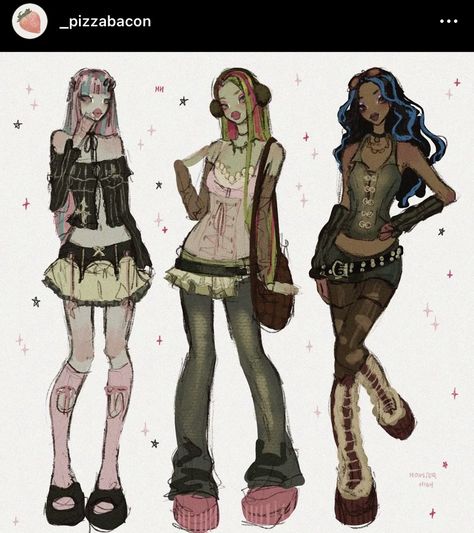 Monster High Pictures, Art Outfits, Monster High Art, Monster High Characters, Arte Inspo, Fashion Design Drawings, High Art, Monster High Dolls, Cute Art Styles