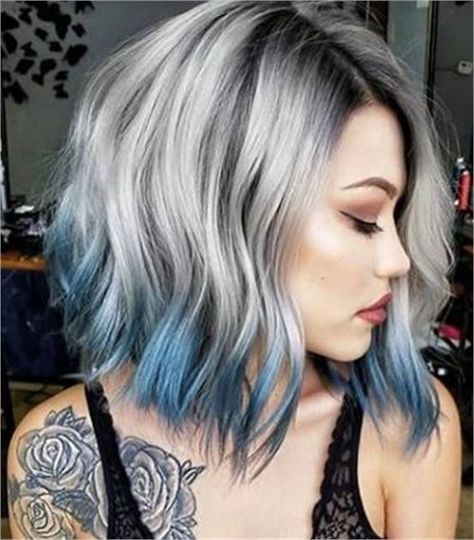 Silver Hair Color, On Cloud Nine, Hairstyles For, Grey Hair Color, Cloud Nine, Pastel Hair, Good Housekeeping, Cool Hair Color, Grunge Hair