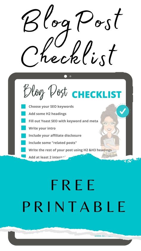 This free printable blog post checklist is perfect for anyone who wants to make money blogging and needs some help with their blog post writing. Make killer blog posts using this blog post checklist that you can download and print off Blog Post Checklist, Printable Recipe Card, Blog Strategy, Make Business, Blog Topics, Blogging Advice, Writing Blog Posts, Shopify Store, Online Entrepreneur