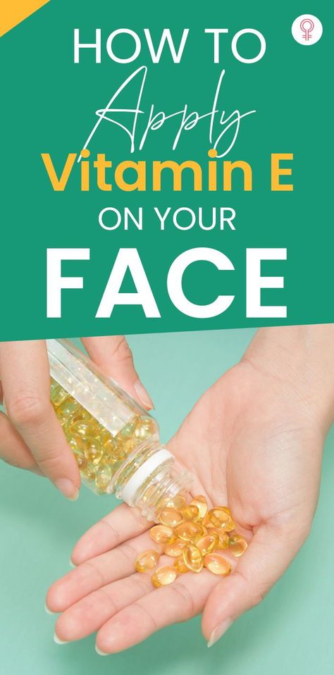 Vitamin E For Face, Vitamin E Uses, Vitamin C For Face, Vitamin C Oil, Benefits Of Vitamin E, Vitamin E Capsules, Homemade Wrinkle Cream, Daily Vitamin, Natural Face Skin Care