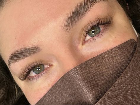 Wet Set Classic Lash Extensions, Brown Wispy Lashes, Wispy Brown Eyelash Extensions, Brown Wet Set Lashes, Brown Wispy Lash Extensions, Natural Brown Lash Extensions, Classic Wet Look Lash Extensions, Brown Classic Lash Extensions, Natural Wet Set Lash Extensions