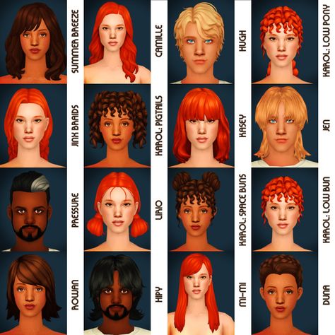 Sims 2 Hair, Hair Clay, Sims4 Clothes, Hair Setting, Sims 4 Game, Maxis Match, Sims 2, Sims 3, Sims Cc