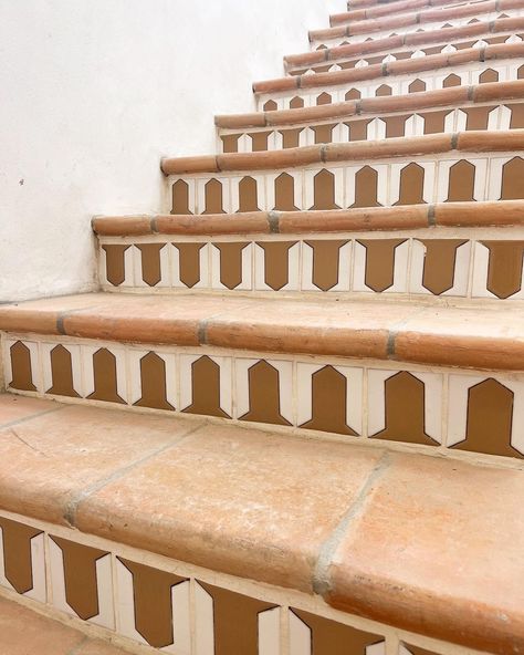 Clay Imports on Instagram: “‼️ New Tile Alert ‼️ We're excited to announce that the latest addition to our ci_freshseries collection is here and ready to ship!…” Tiled Staircase, Gloss Texture, Decorative Walls, Clay Imports, White Page, Tile Steps, Riad Marrakech, Tile Stairs, Modern Mexican