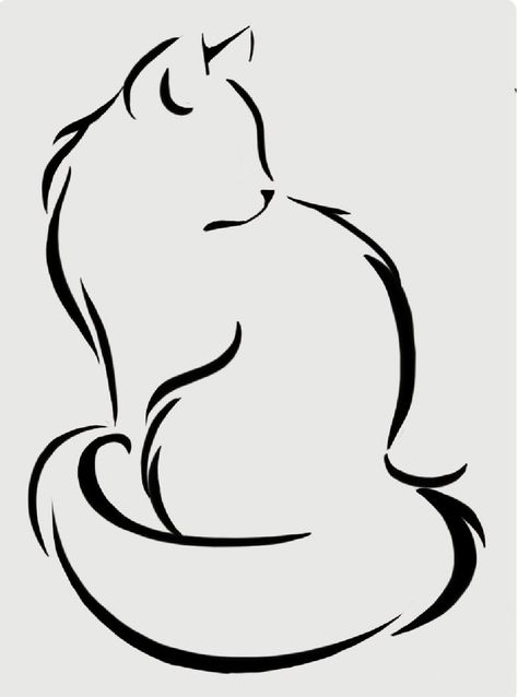 Butterfly Cat Tattoo, Tattoo Designs Cat, Cat Hand Drawing, Cat Design Art, Wallpapers Cat, Cats Anime, Cats Tattoo, Simple Line Drawing, Cat Wallpapers