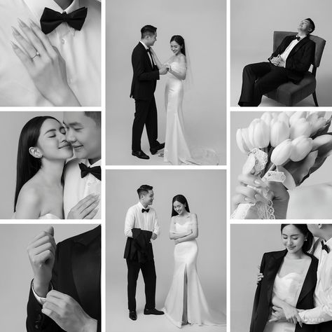 Engagement Studio Photo, Korean Prewedding Photography, Pre Wedding Photoshoot Theme, Couples Candid Photography, Wedding Korea, Korean Couple Photoshoot, Engagement Picture Outfits, Pre Wedding Photoshoot Outfit, Wedding Photo Studio