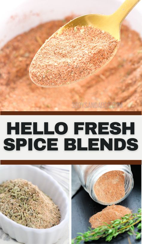 Hello Fresh Seasoning Blends, Hello Fresh Cream Sauce Spice Blend, Hello Fresh Spice Blends, Hello Fresh Fry Seasoning Recipe, Homemade Seasoning Salt, Homemade Seasoning, Diy Mixes, Spice Blends Recipes, Healthier Alternatives