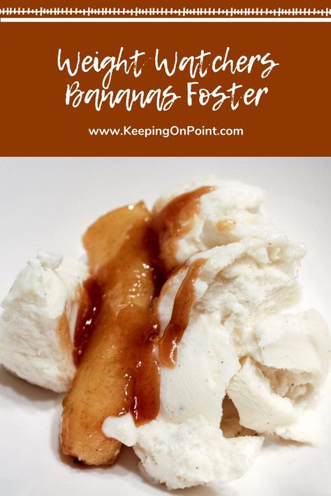 Weight Watchers Bananas Foster - such a good dessert! Banana Foster Recipe, Keeping On Point, Banana Foster, The Boondock Saints, Weight Watchers Snacks, Weight Watchers Chicken, Weight Watchers Recipes Desserts, Tonight Alive, Weight Watchers Chicken Recipes