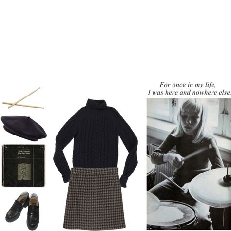 The Drummer Girl - Polyvore Drummer Girl Outfit, Drummer Aesthetic, Tis Autumn, Drummer Girl, Money Clothes, La Outfits, Brooklyn Baby, Ivy League, Pinterest Closet