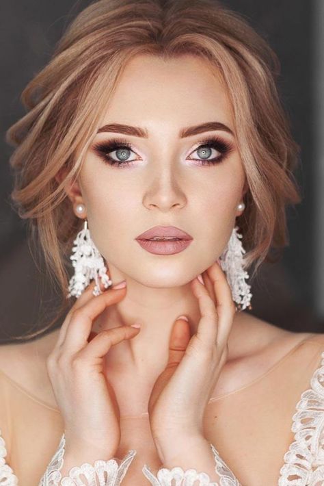 Make Up Sposa, Wedding Makeup For Blue Eyes, Soft Wedding Makeup, Wedding Eyes, Wedding Hairstyles And Makeup, Soft Wedding, Wedding Makeup Tutorial, Wedding Eye Makeup, Wedding Makeup For Brown Eyes