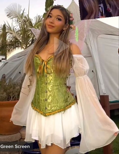 Fairy Princess Dress Adult, Fairy Costume Ethereal, Diy Fairy Halloween Costumes For Women, Fairy Party Outfit Costume Ideas, Fair Halloween Costume, Forest Fairy Costume Halloween, Faerie Halloween Costume, Fairy Concert Outfits, Halloween Costumes Women Fairy