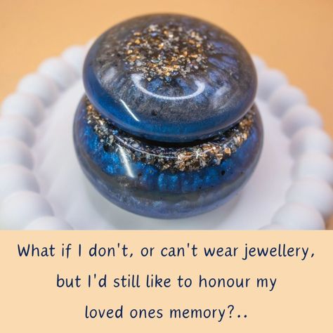 What if you don't, or can't wear jewellery, but you would still like to honour your loved ones memory? 🤔The handcrafted Keepsake Ashes Trinket Pot can be made to contain treasured cremation ashes ✨️ displayed lovingly in your home, offering a unique and heartfelt way to remember those who have passed 💖 . . . . #handmadememorials #uniquememorials #handcraftedmemories #keepsakegifts #keepsaketrinketpot Cremation Ashes, Loved Ones, What If, First Love, Canning, Gifts, How To Wear, Quick Saves