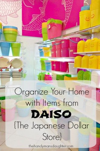 You can find so many adorable, functional and cheap storage items at Daiso (the Japanese Dollar Store). I discovered all kinds of great ways to keep our home organized! - thehandymansdaughter.com Japanese Organization Ideas, Daiso Organization Ideas, Daiso Organization Ideas Storage, Daiso Hacks, Japanese Cleaning, Apartment Upgrades, Japanese Dollar Store, Japanese Organization, Organized House